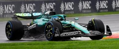 Spark Aston Martin AMR25 #18 Lance Stroll 6th Australian GP 2025 1/43 Scale S9588
