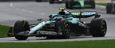 Spark Aston Martin AMR25 #14 Fernando Alonso Japanese GP 2025 1/43 Scale