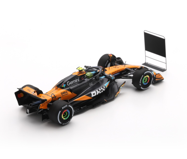 Spark McLaren MCL39 #4 Lando Norris Abu Dhabi F1 GP 2025 F1 Drivers' World Champion 1/43 Scale S9678