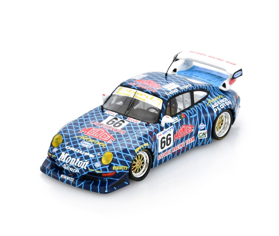 Spark Porsche 911 GT2 #66 Estoril Racing 24Hrs Le Mans 1999 1/43 Scale S9932