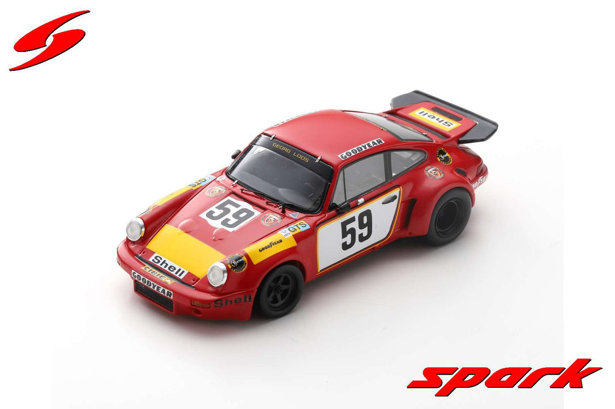 Spark Porsche 911 Carrera RSR N.59 24H Le Mans 1975 1/43 Scale