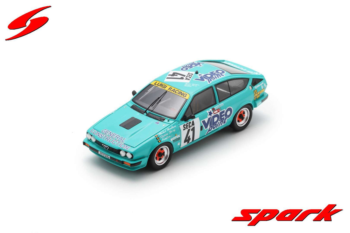 Spark Alfa Romeo GTV 6 #41 Jolly Club 24H Spa 1986 1/43 Scale SB418