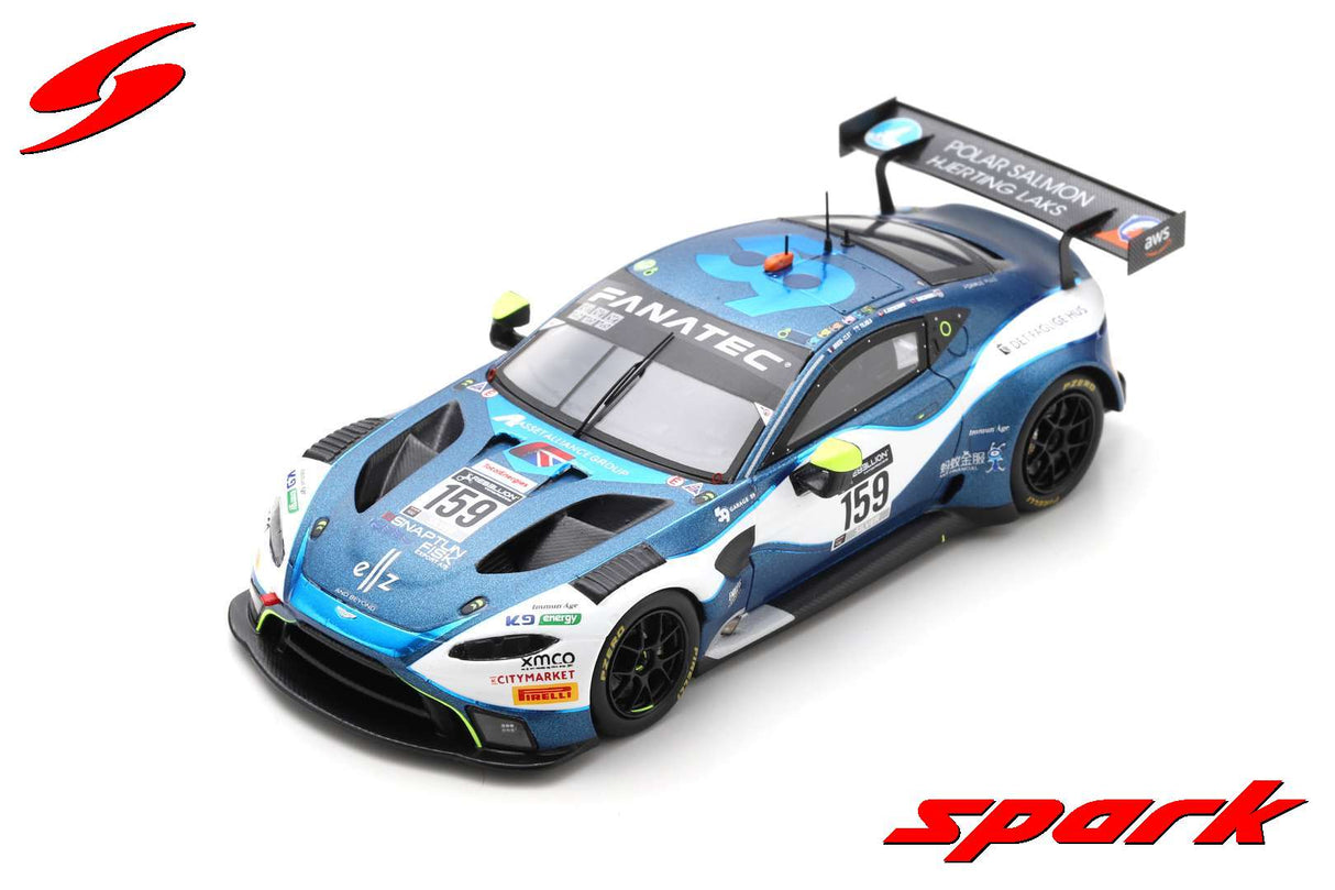 Spark Aston Martin Vantage AMR GT3 Team Garage 59 N.159 3RD Silver Class 24H Spa 2021 1/43 Scale