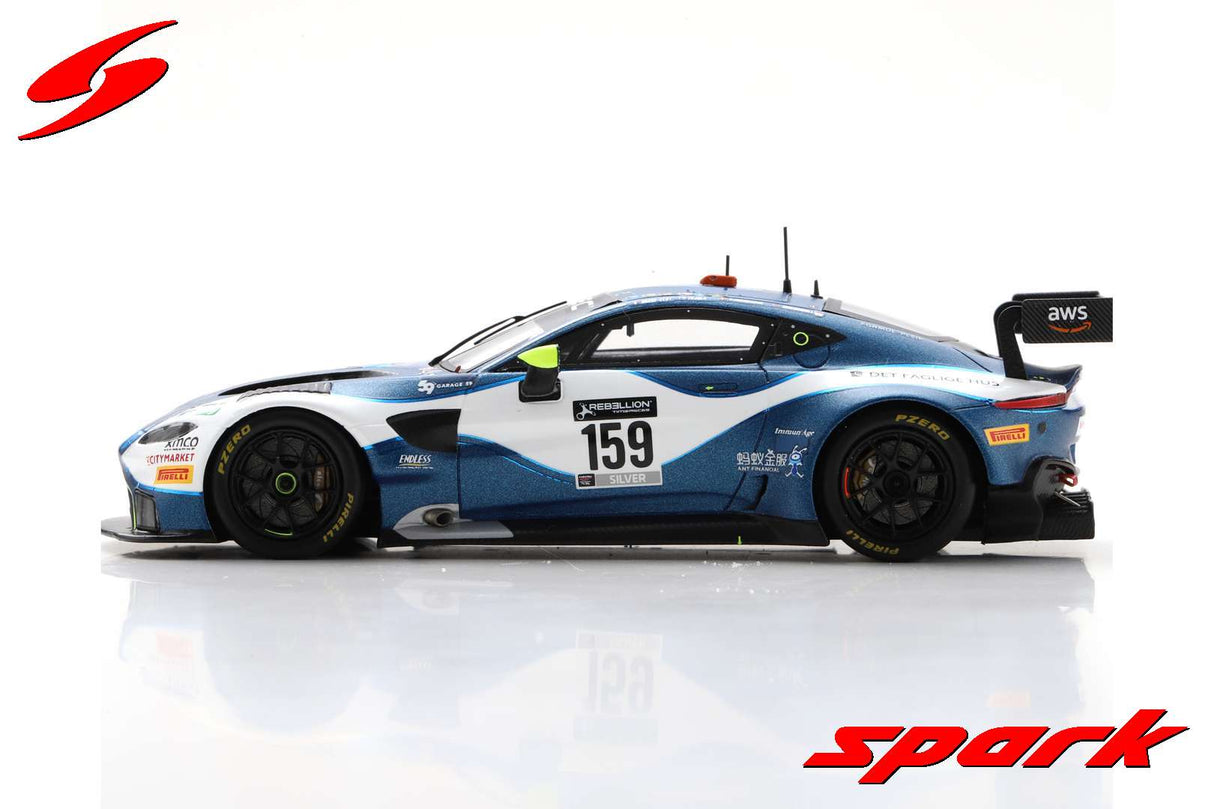 Spark Aston Martin Vantage AMR GT3 Team Garage 59 N.159 3RD Silver Class 24H Spa 2021 1/43 Scale