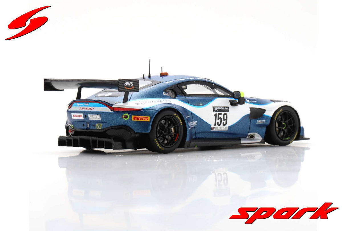Spark Aston Martin Vantage AMR GT3 Team Garage 59 N.159 3RD Silver Class 24H Spa 2021 1/43 Scale