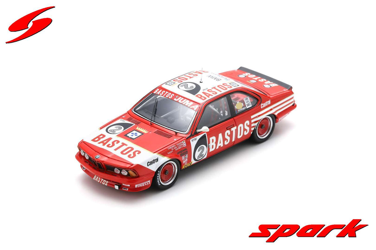 Spark BMW 635 Csi #2 Juma Bastos Racing Team 24H Spa 1984 1/43 Scale