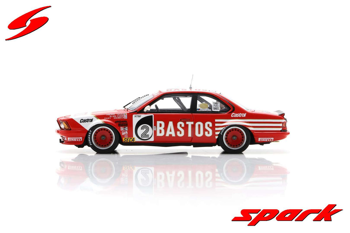 Spark BMW 635 Csi #2 Juma Bastos Racing Team 24H Spa 1984 1/43 Scale