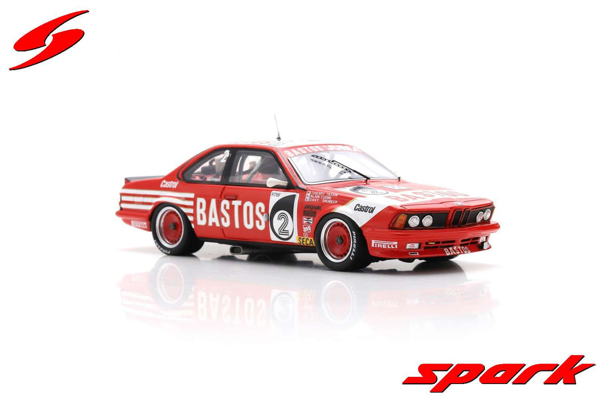 Spark BMW 635 Csi #2 Juma Bastos Racing Team 24H Spa 1984 1/43 Scale
