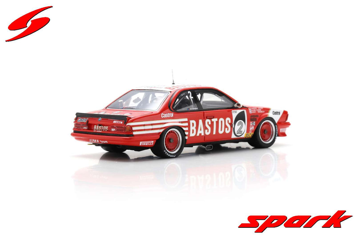 Spark BMW 635 Csi #2 Juma Bastos Racing Team 24H Spa 1984 1/43 Scale