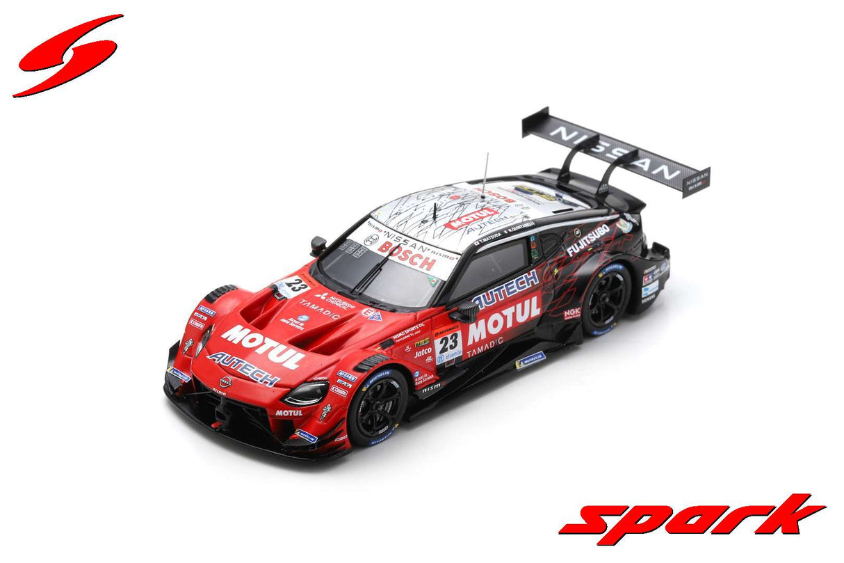 Spark Motul Autech Z #23 Nismo GT500 Super GT 2023 Matsuda/Quintarelli 1/43 Scale