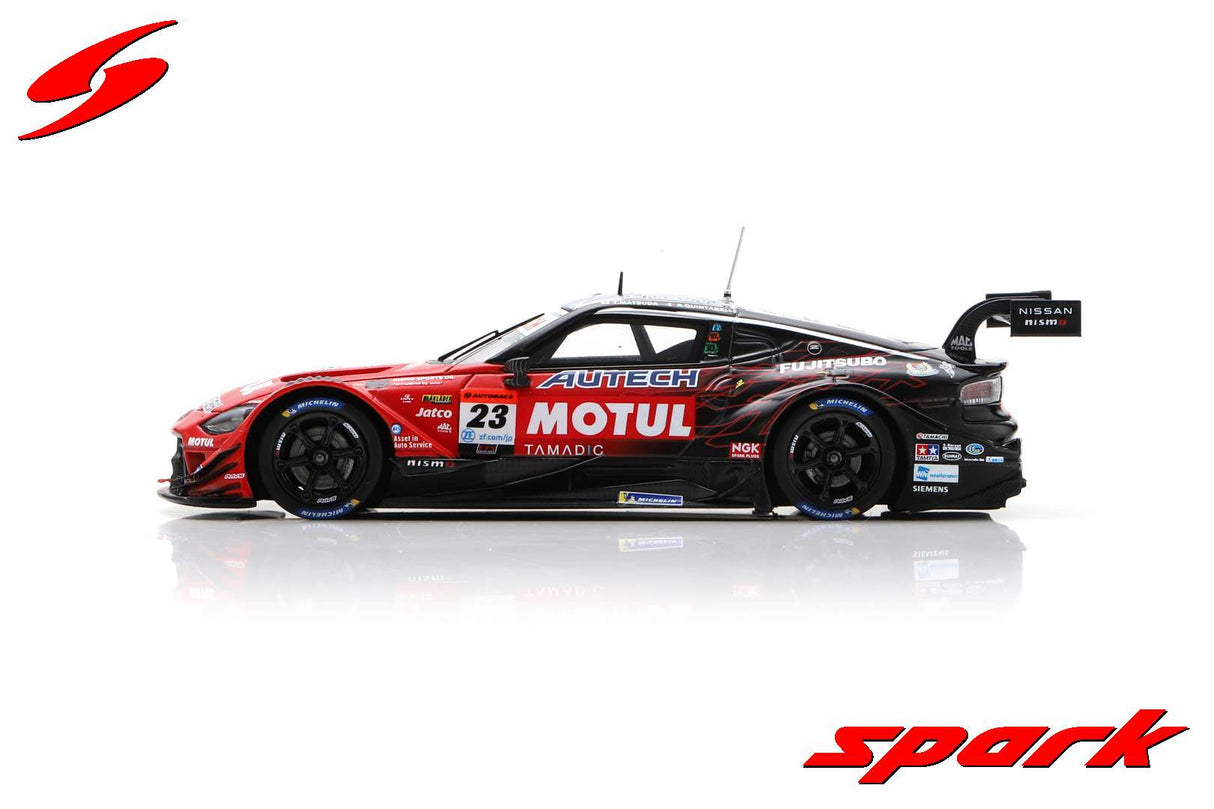 Spark Motul Autech Z #23 Nismo GT500 Super GT 2023 Matsuda/Quintarelli 1/43 Scale