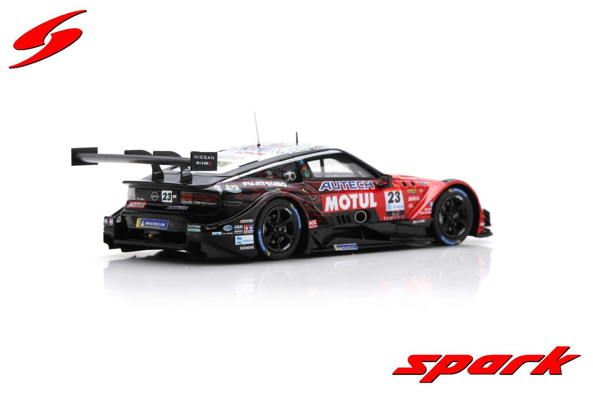 Spark Motul Autech Z #23 Nismo GT500 Super GT 2023 Matsuda/Quintarelli 1/43 Scale