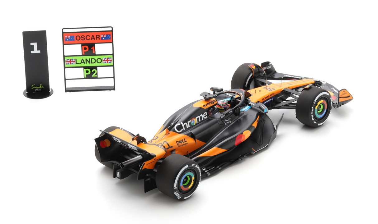 Spark McLaren MCL39 #81 Oscar Piastri Winner Chinese GP 2025 1/18 Scale 18S1008