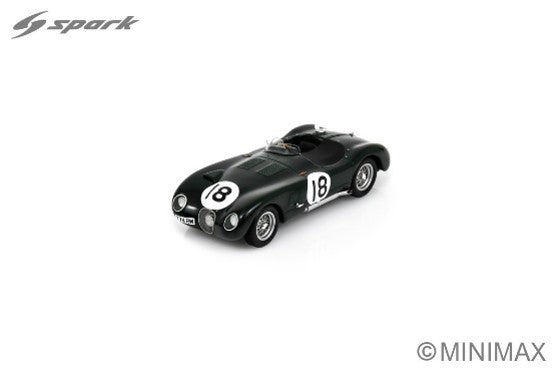 Spark Jaguar XK 120 C #18 Jaguar Cars Ltd 24Hrs Le Mans 1953 Winner 1/43 Scale