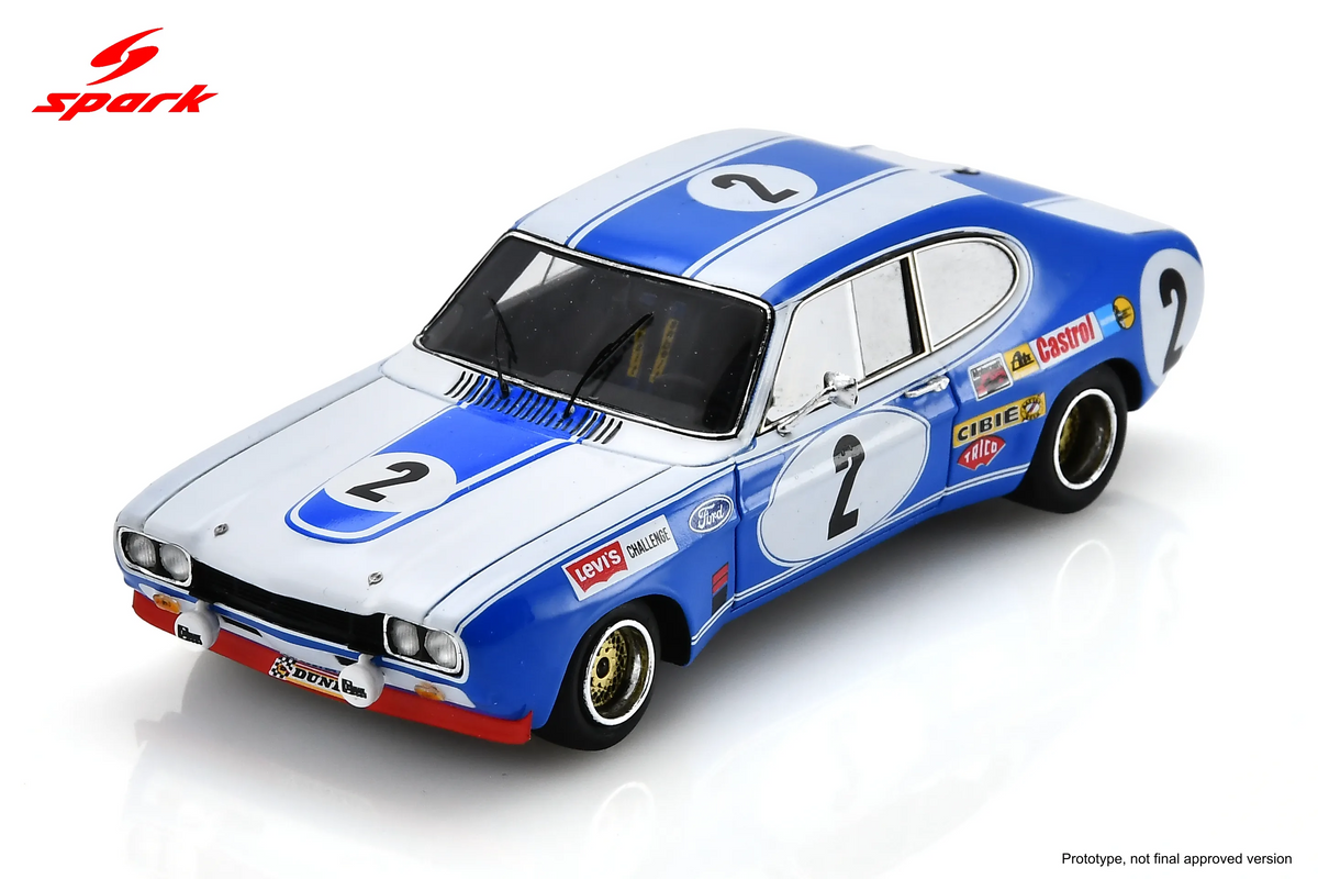 Spark Ford Capri RS 2600 #2 Ford Köln 24 Hours of Spa 1972 1/43 Scale 43SPA1972