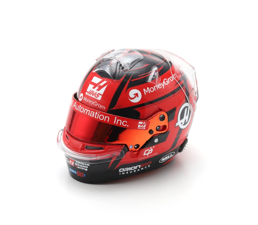 Spark Esteban Ocon MoneyGram Haas F1 Team 2025 Helmet 1/5 Scale