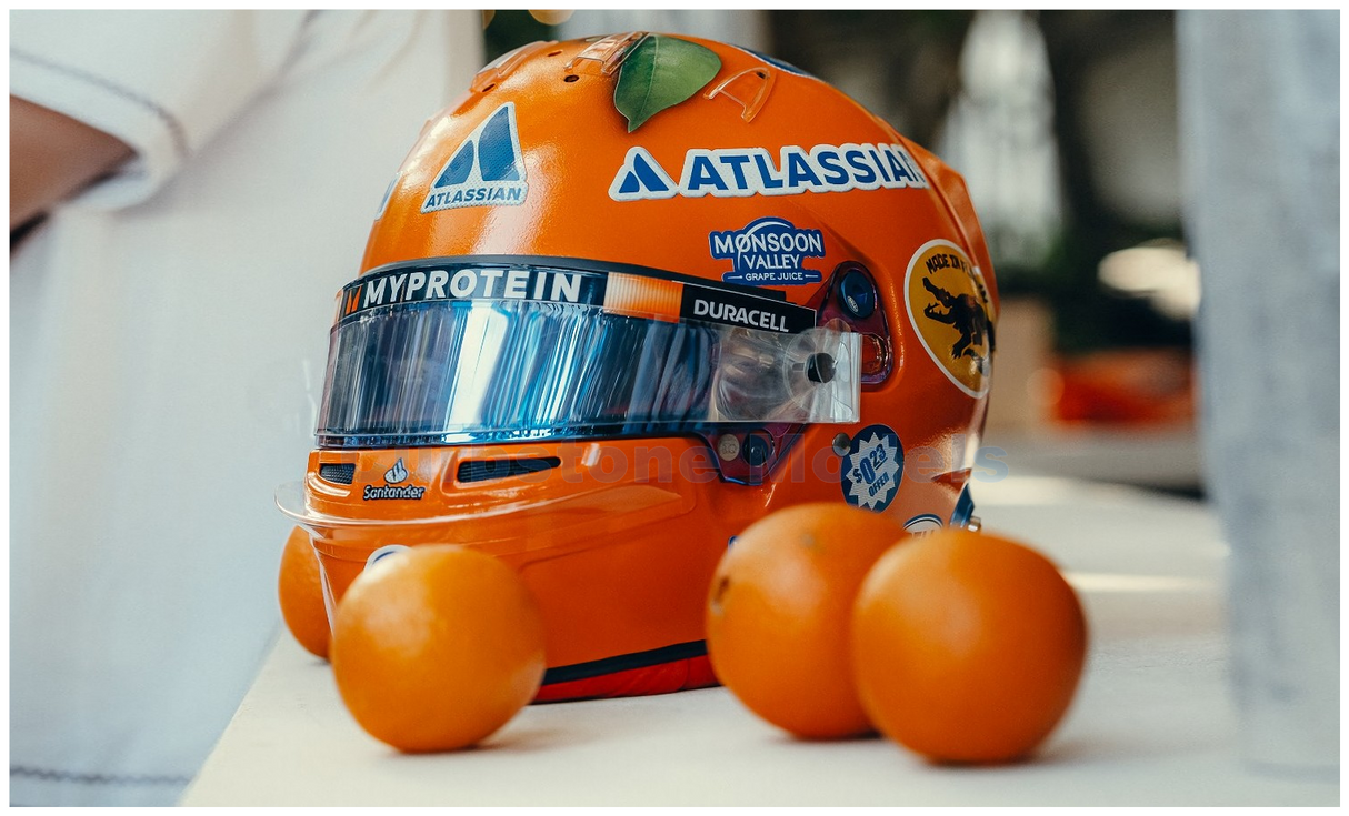 Spark Alexander Albon Williams Racing Miami F1 GP 2025 Helmet 1/5 Scale