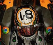 Spark Oscar Piastri McLaren Formula 1 Team Monaco F1 GP 2025 Helmet 1/5 Scale