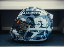 Spark Carlos Sainz Williams Racing British F1 GP 2025 Helmet 1/5 Scale