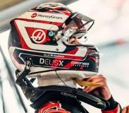 Spark Ollie Bearman MoneyGram Haas F1 Team British F1 GP 2025 Helmet 1/5 Scale