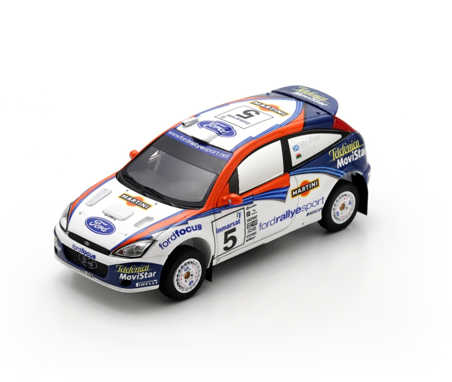 Spark Ford Focus WRC 02 #5 McRae / Grist Winner Safari Rally 2002 1/43 Scale S6209