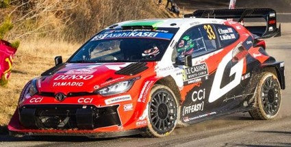 Spark Toyota GR Yaris Rally1 #33 TGR WRT Monte Carlo Rally 2026 1/43 Scale