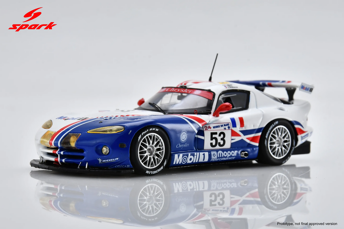 Spark Chrysler Viper GTS-R #53 Viper Team ORECA 24 Hours of Le Mans 1998 1/43 Scale S8671