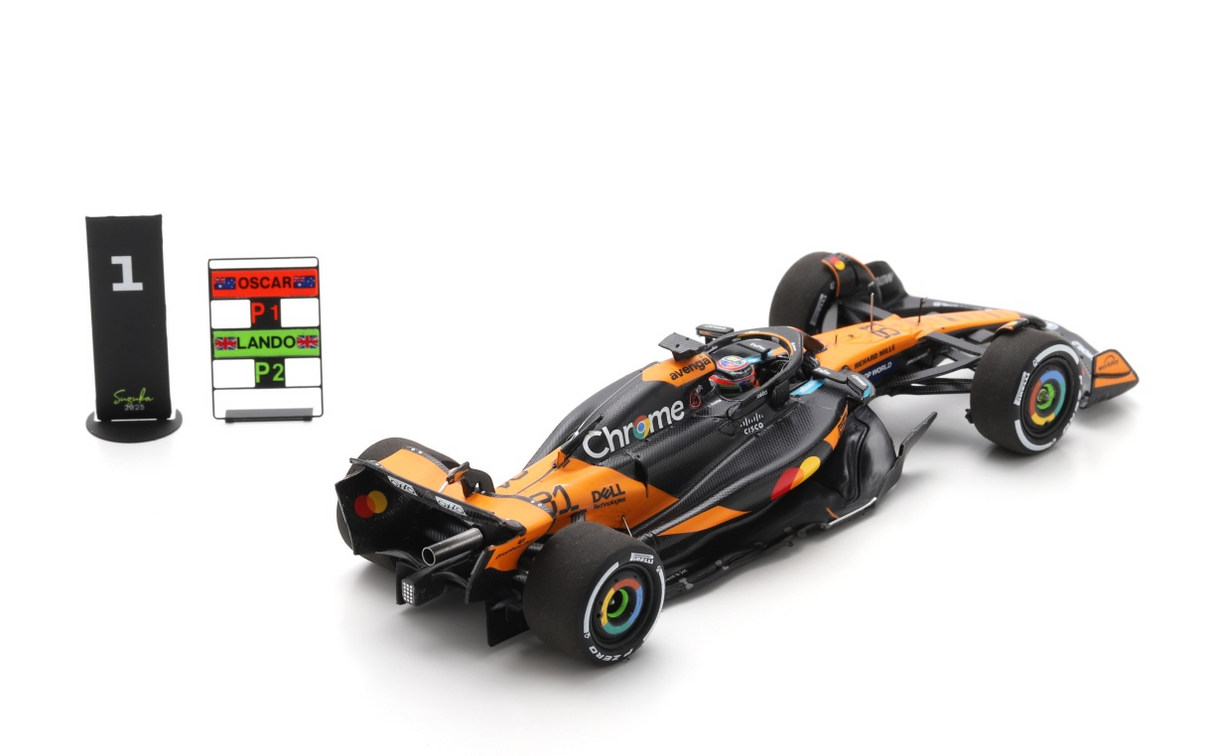 Spark McLaren MCL39 #81 Oscar Piastri Winner Chinese GP 2025 1/43 Scale S9580
