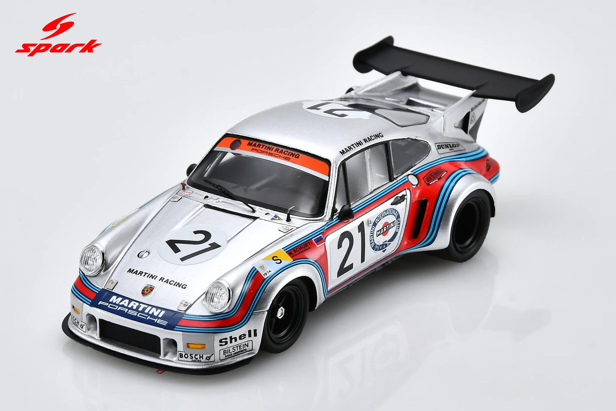 Spark Porsche 911 Carrera RSR Turbo #21 Martini Racing 24Hrs Le Mans 1974 1/43 Scale