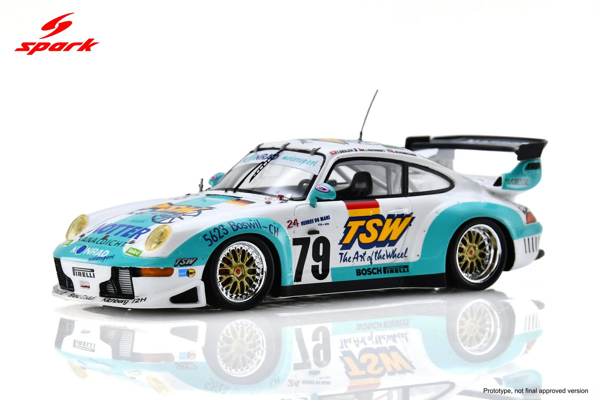 Spark Porsche 911 GT2 #79 Konrad Motorsport 24 Hours of Le Mans 1997 1/43 Scale S9913