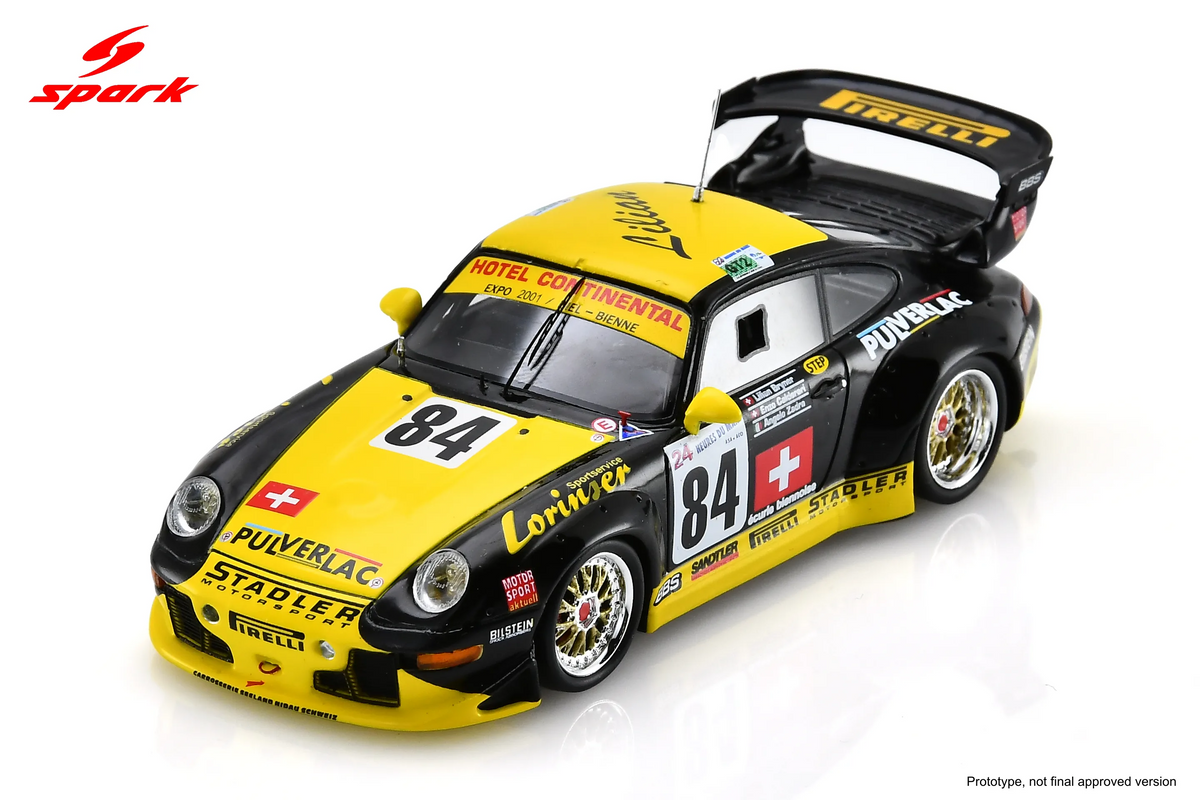 Spark Porsche 911 GT2 #84 Stadler Motorsport 24 Hours of Le Mans 1997 1/43 Scale S9915