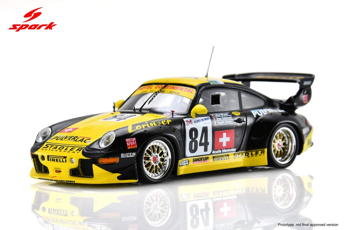 Spark Porsche 911 GT2 #84 Stadler Motorsport 24 Hours of Le Mans 1997 1/43 Scale S9915