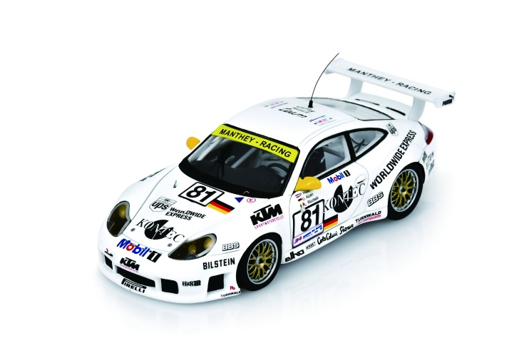 Spark Porsche 996 GT3 #81 Manthey Racing Class Winner 24Hrs Le Mans 1999 1/43 Scale S9934