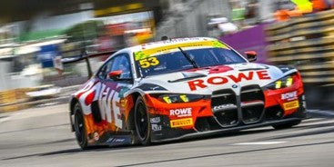 Spark BMW M4 GT3 Evo #53 Rowe Racing 2nd Macau GT Cup 2025 1/43 Scale SA305