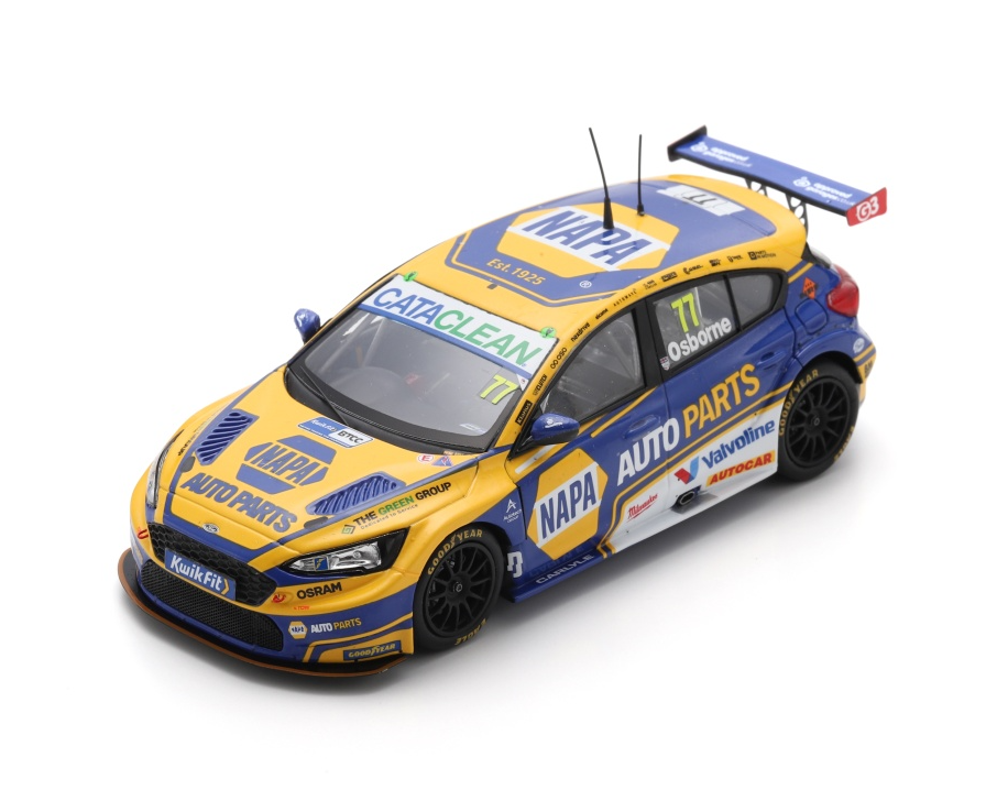 Spark Ford Focus #77 Sam Osbourne BTCC 2025 1/43 Scale UK032