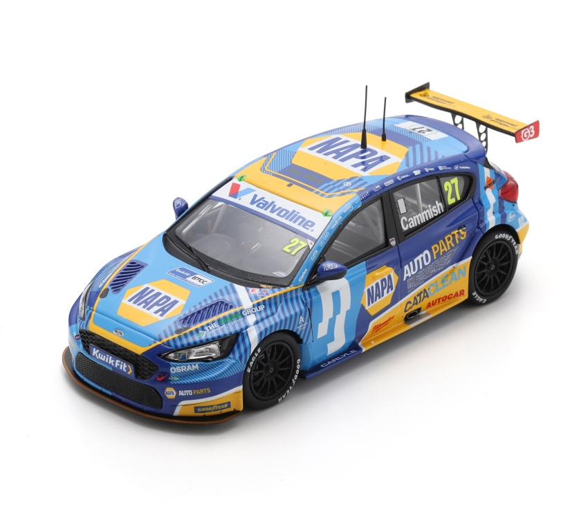 Spark Ford Focus #27 Dan Cammish BTCC 2025 Knockhill 1/43 Scale UK036