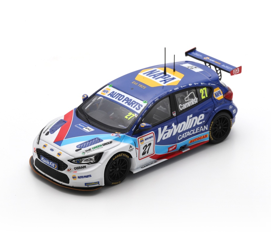 Spark Ford Focus #27 Dan Cammish BTCC Donington Park Valvoline 1/43 Scale UK031