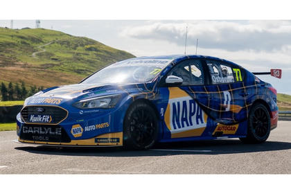 Spark Ford Focus Titanium Saloon #77 NAPA Racing UK Sam Osborne Knockhill - Race Against Dementia BTCC 2026 1/43 Scale UK076