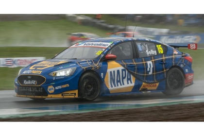 Spark Ford Focus Titanium Saloon #15 NAPA Racing UK Lewis Selby Knockhill - Race Against Dementia BTCC 2026 1/43 Scale UK077