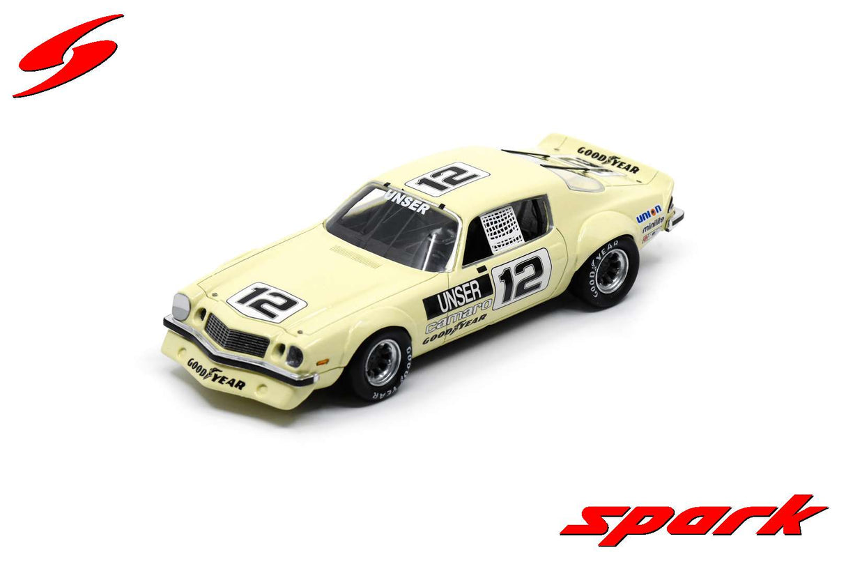 Spark Chevrolet Camaro #12 Winner IROC Daytona 1975 - Limited Edition 500 Pieces 1/43 Scale