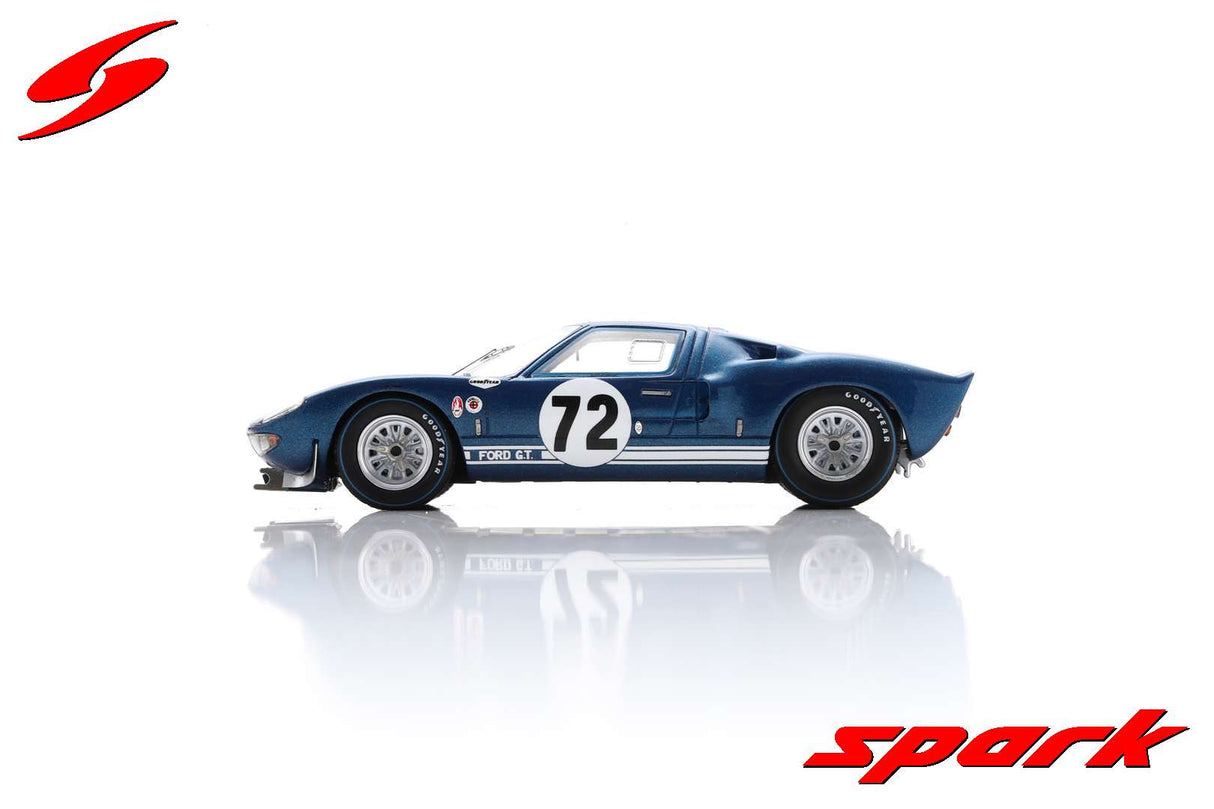 Spark Ford GT40 #72 3rd 2000km Daytona 1965 B. Bondurant/R. Ginther (500pcs) 1/43 Scale