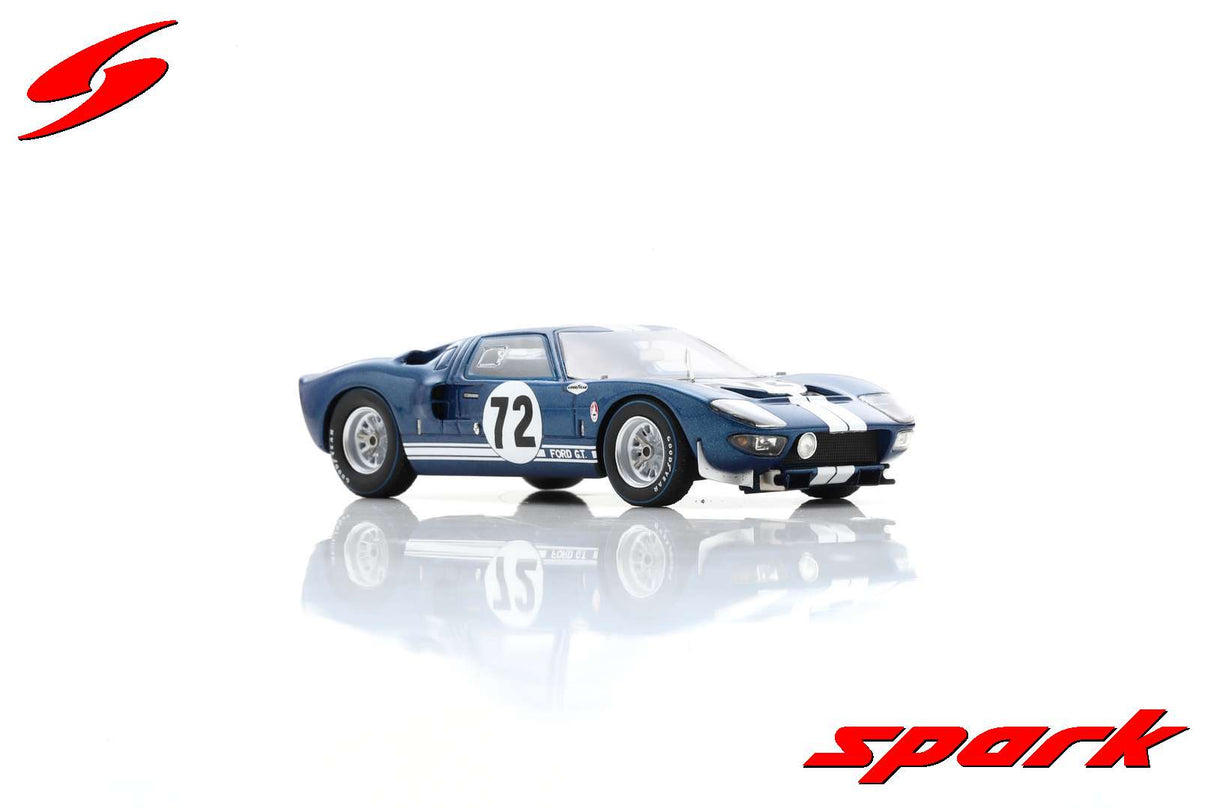 Spark Ford GT40 #72 3rd 2000km Daytona 1965 B. Bondurant/R. Ginther (500pcs) 1/43 Scale