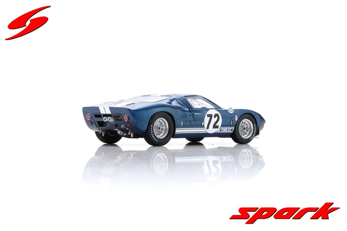 Spark Ford GT40 #72 3rd 2000km Daytona 1965 B. Bondurant/R. Ginther (500pcs) 1/43 Scale