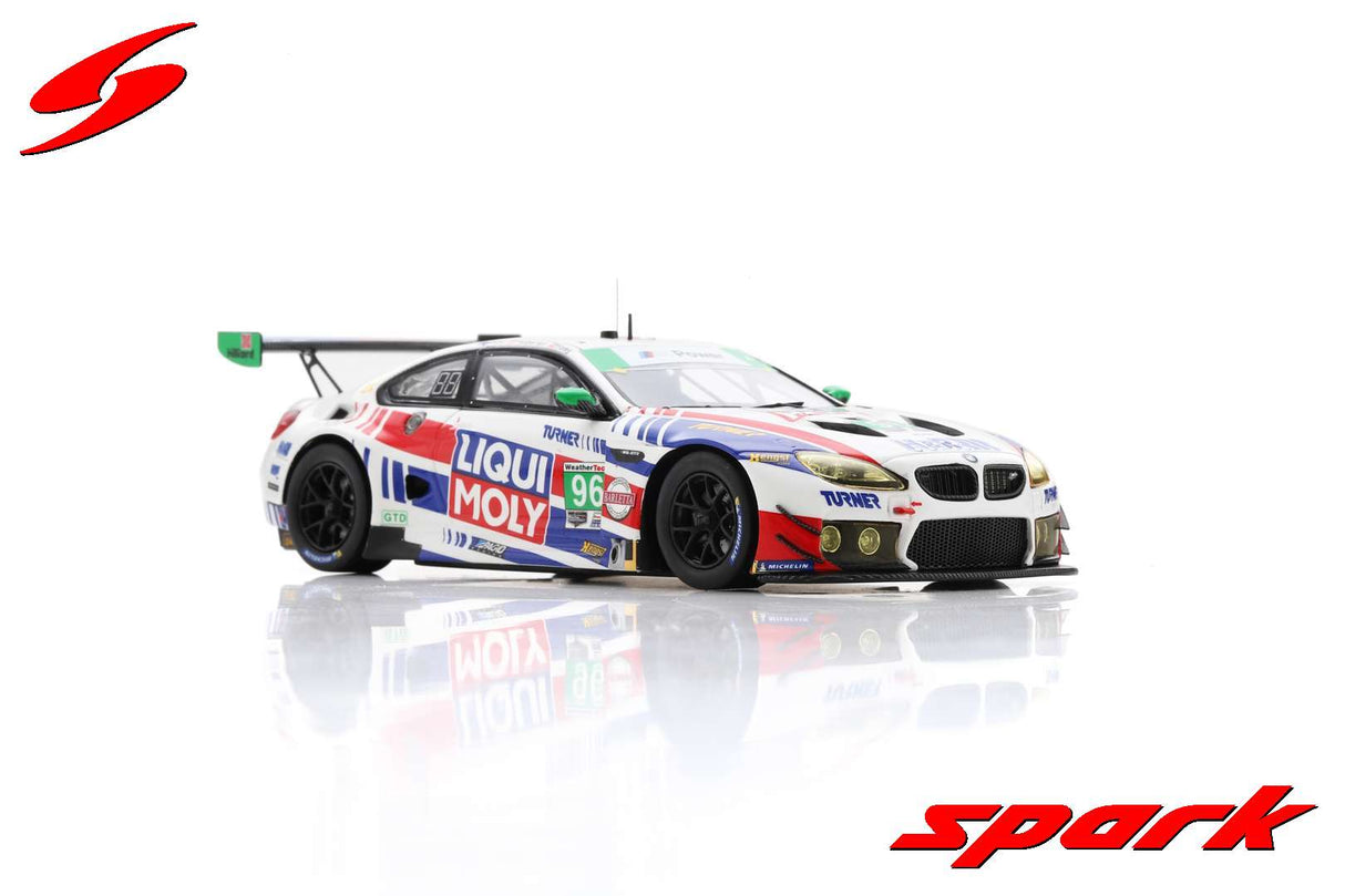 Spark BMW M6 GT3 #96 Turner Motorsport 12H Sebring 2021 Auberlen/Foley/Read (300pcs) 1/43 Scale