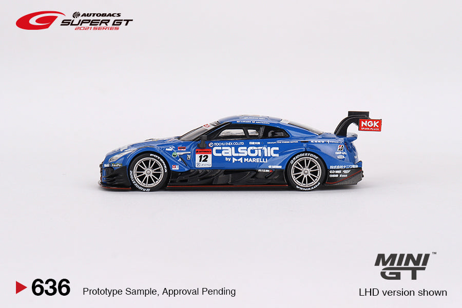 Mini GT Nissan GT-R Nismo GT500 #12 Team Impul 2021 SUPER GT SERIES 1/64 Scale