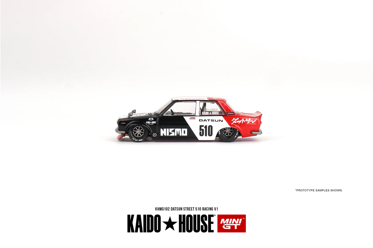 Mini GT x Kaido House Datsun Street 510 Racing Kaido V1 1/64 Scale