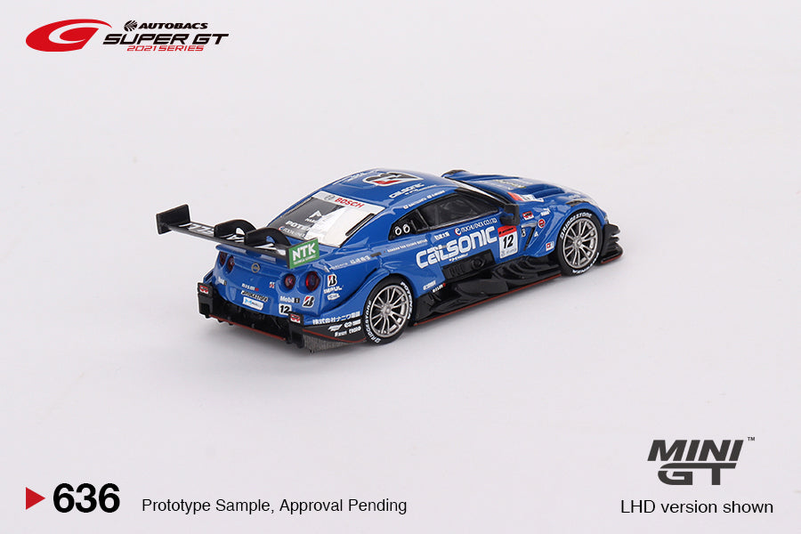 Mini GT Nissan GT-R Nismo GT500 #12 Team Impul 2021 SUPER GT SERIES 1/64 Scale
