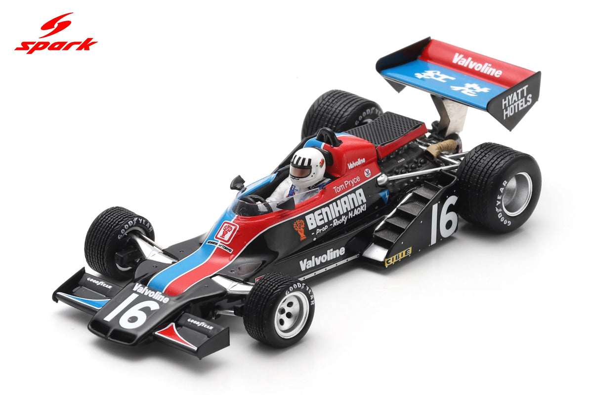 Spark Shadow DN8 #16 Tom Pryce 1976 Japanese F1 Grand Prix 1/43 Scale