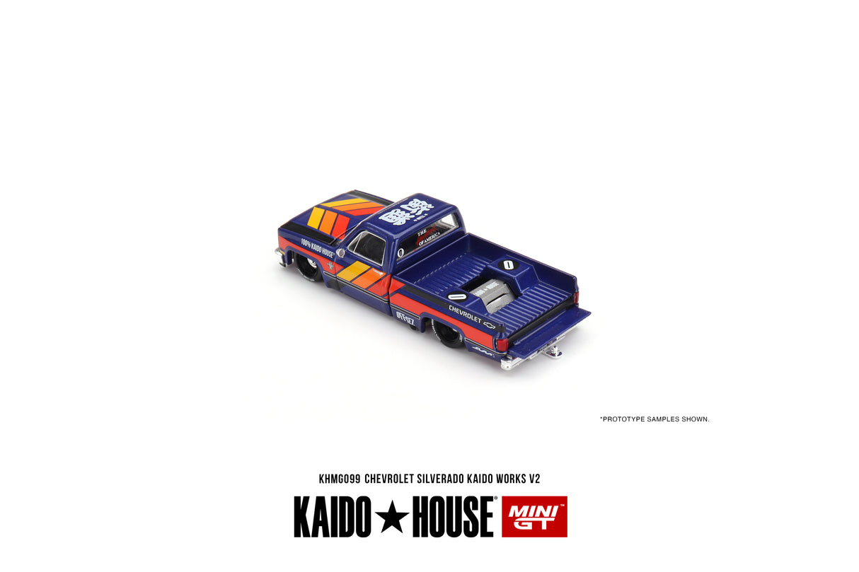 Mini GT x Kaido House Chevrolet Silverado KAIDO Works V2 1/64 Scale