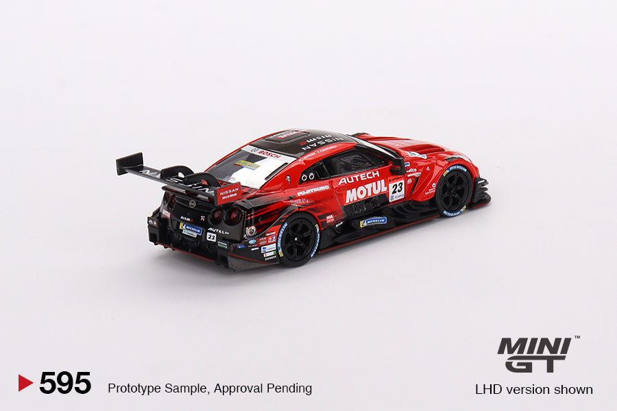 Mini GT Nissan GT-R Nismo GT500 #23 “MOTUL AUTECH GT-R" NISMO 2021 SUPER GT SERIES 1/64 Scale